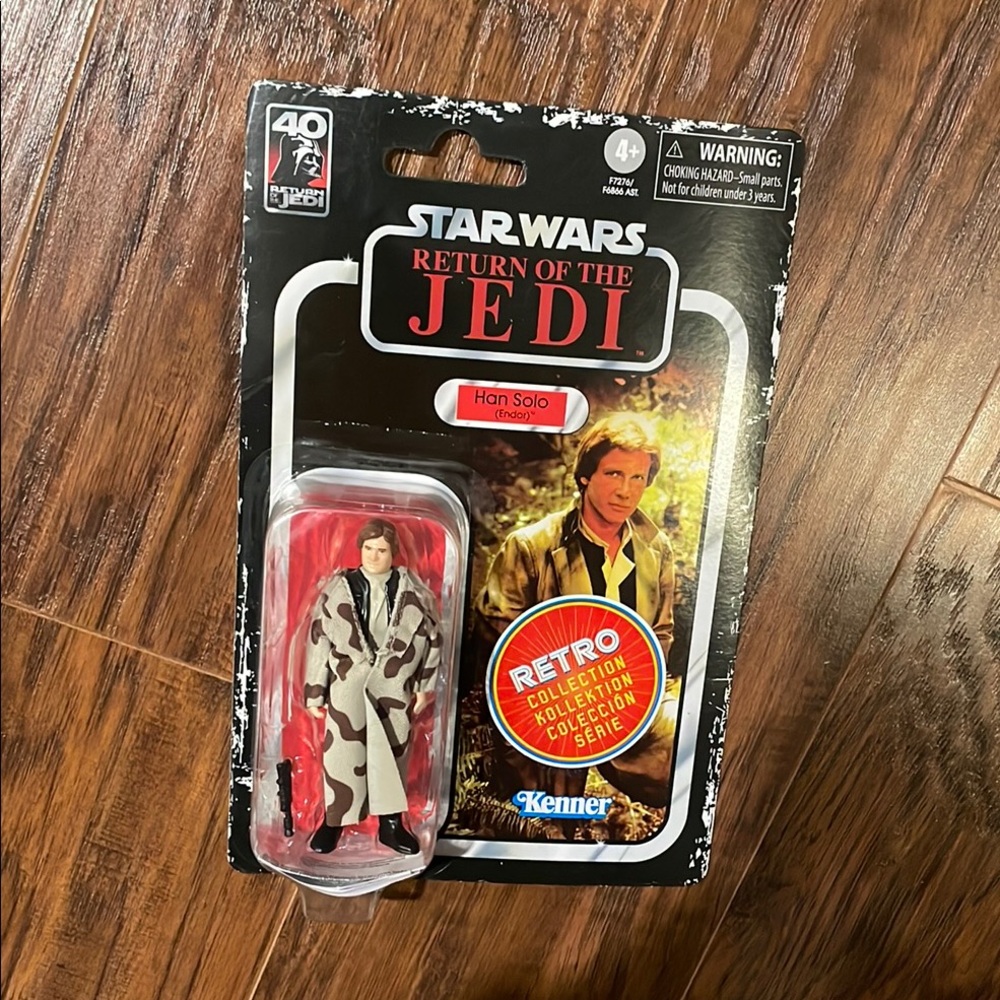Star Wars Figure Han Solo Return of the Jedi Harrison Ford 70s 80s Endor Ewok